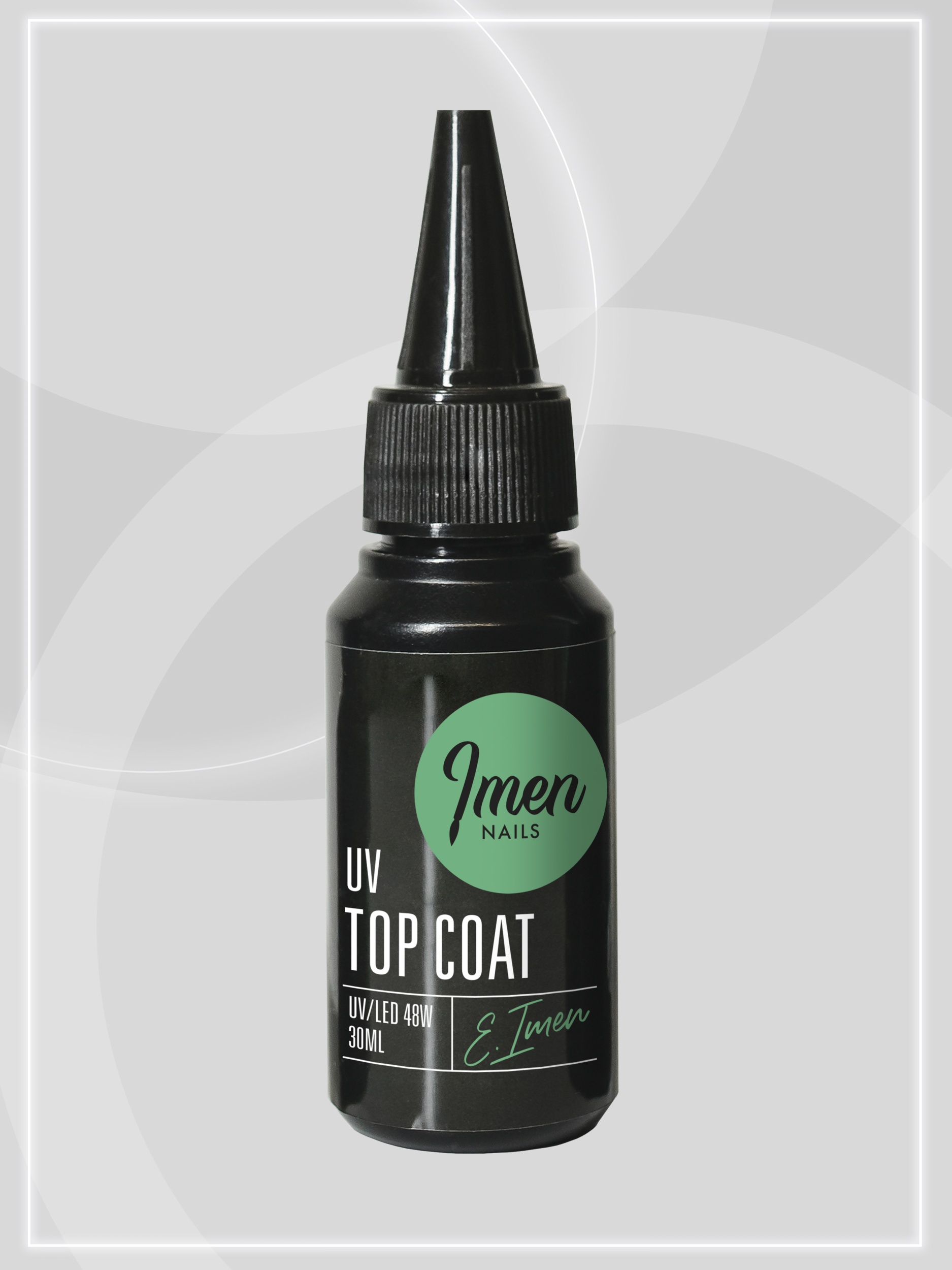 No Wipe Top coat (топ без липкого слоя) Imen, 30мл