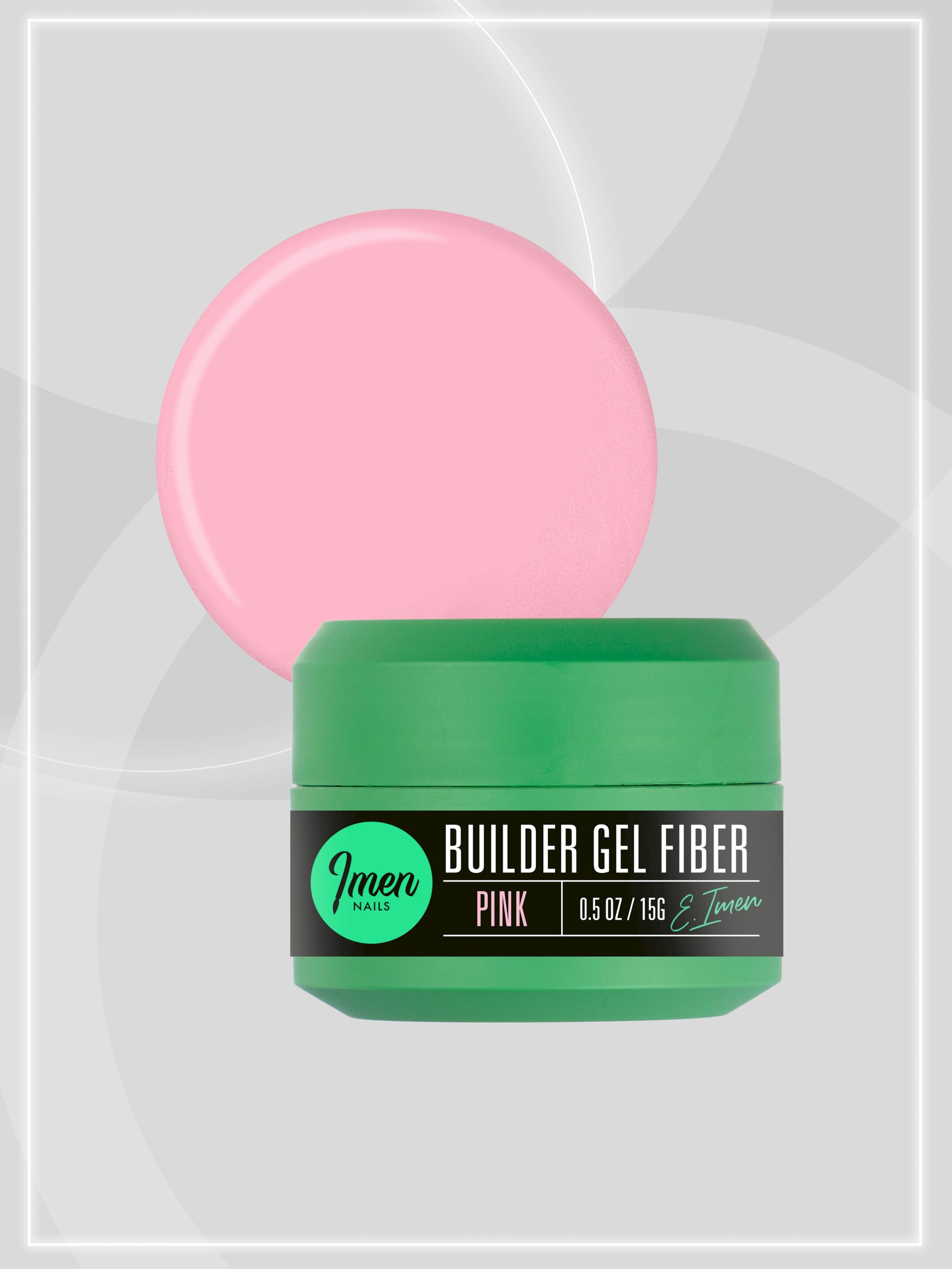 Fiber gel Pink (розовый), 15гр