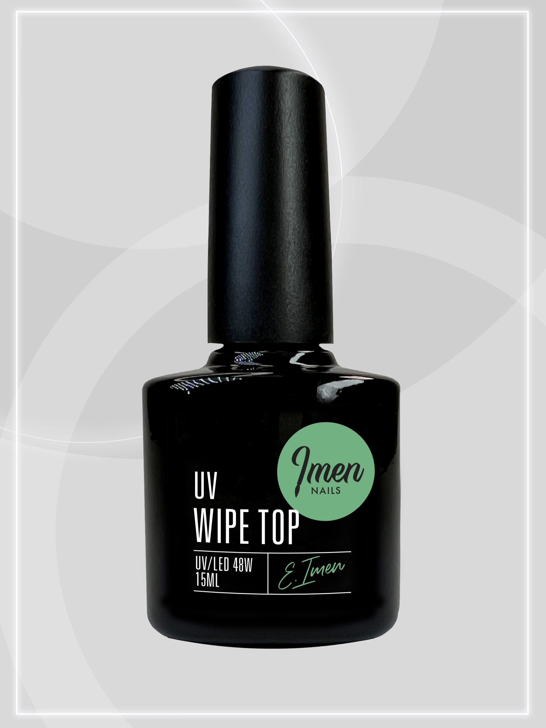 Wipe Top coat (топ c липким слоем) Imen, 15мл