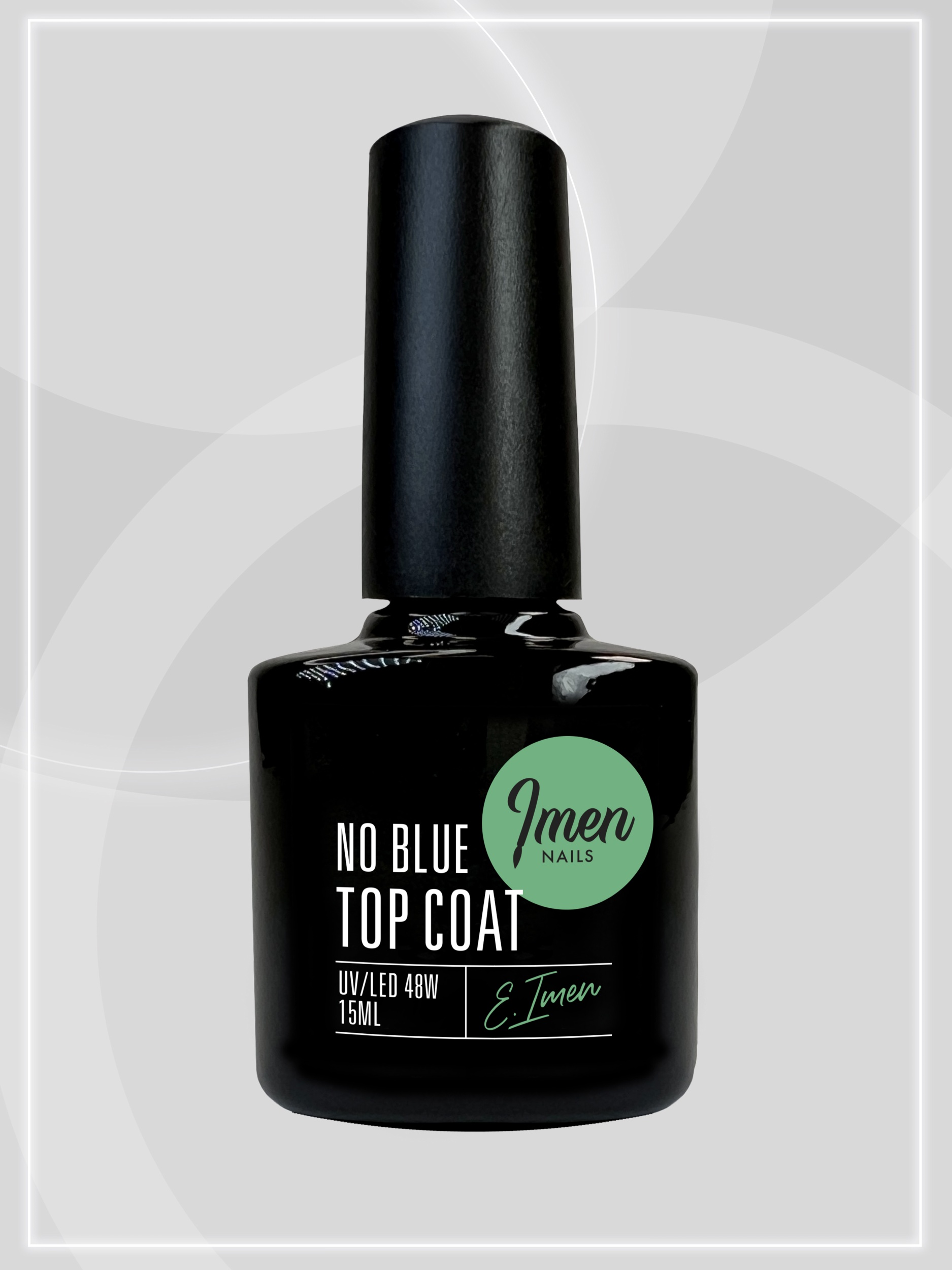No blue top coat (топ для чёрного) Imen, 15мл