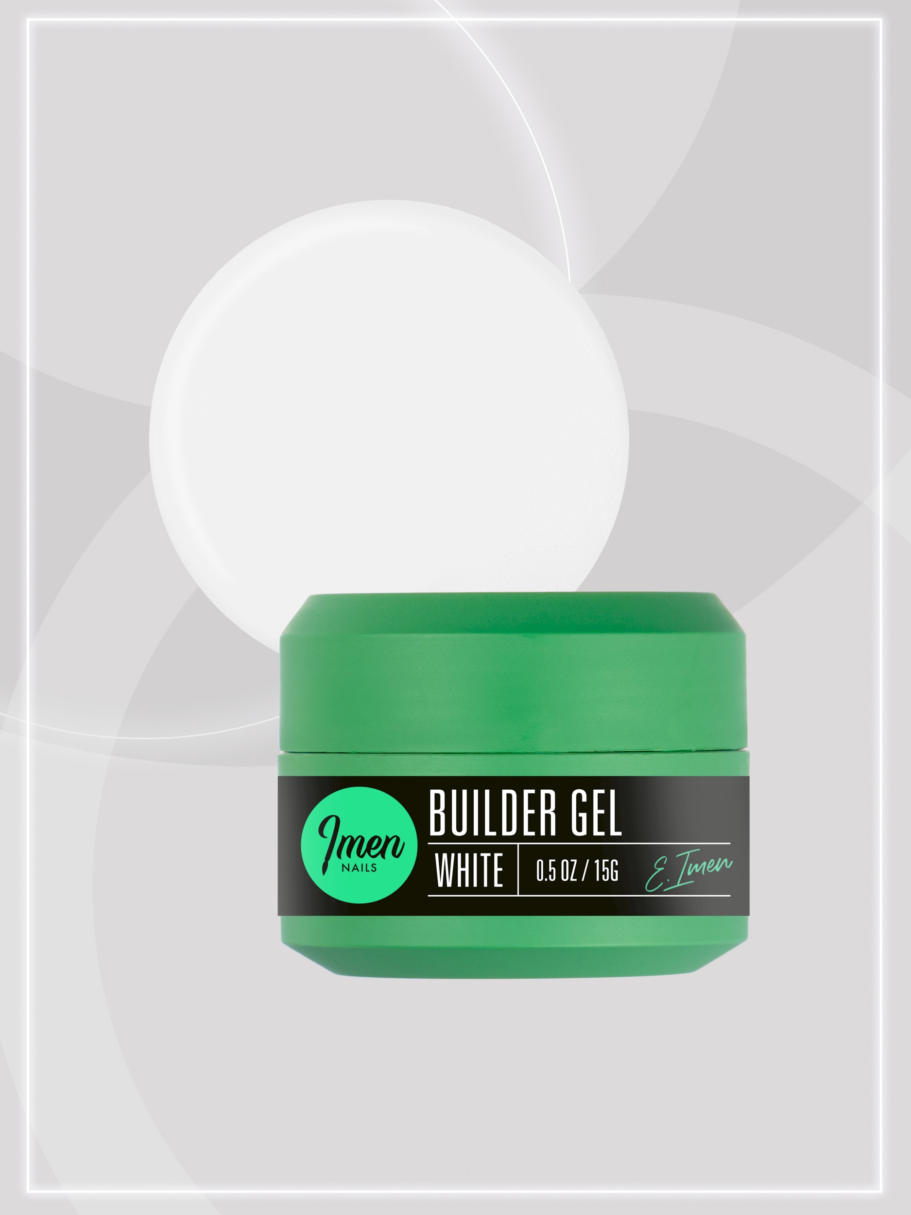 Builder gel White (гель для моделирования белый), 15g